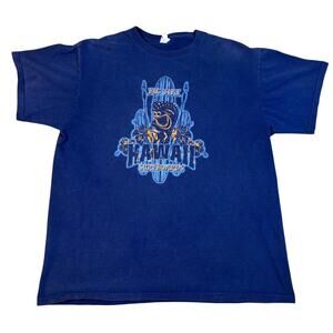 y2k 2000s hawaii big tiki surfboards tshirt Jerzees large surfwear summer beach